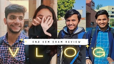 End sem exam review 🥴 #dtu #nsut #iit #igdtuw #nit #exams