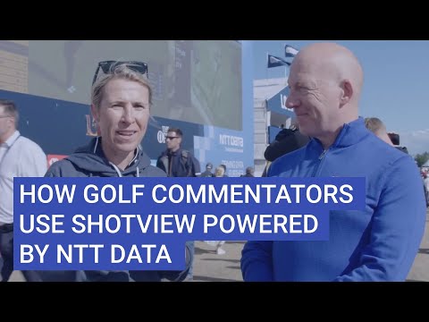 How Golf Commentators Use ShotView Powered By NTT DATA