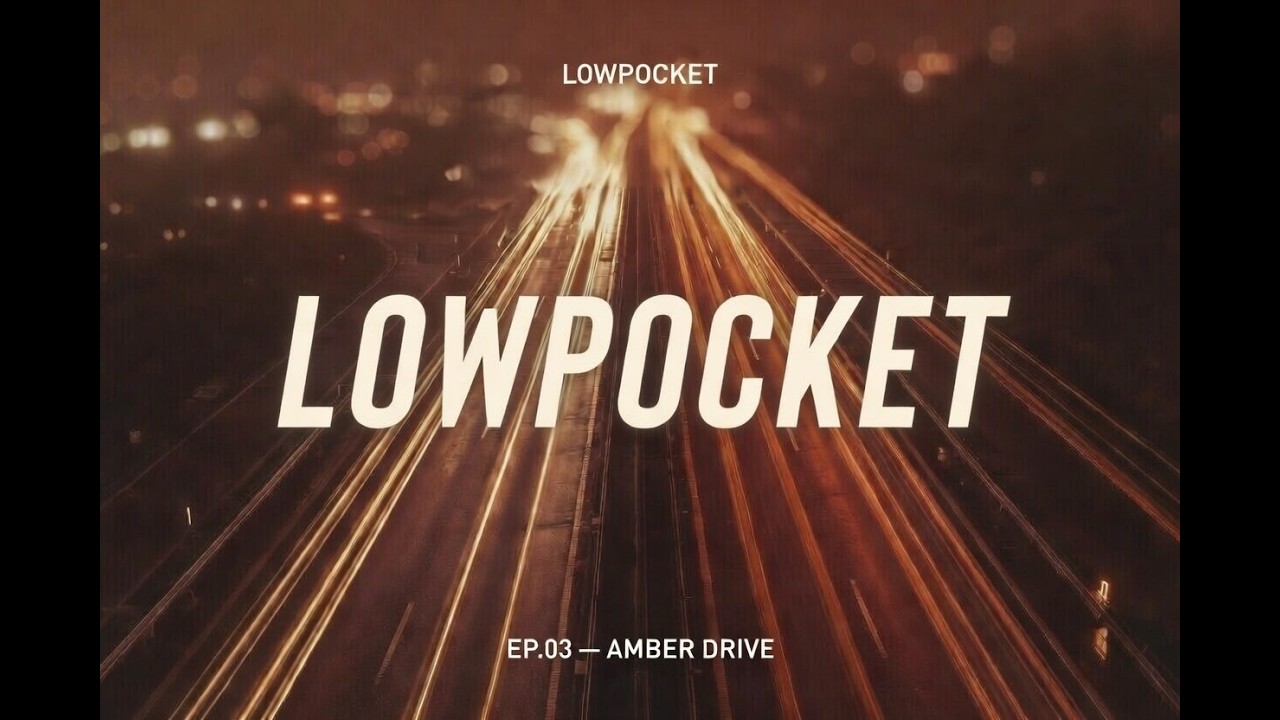 Late Night City Drive 🌃 Jazz Hip-Hop & Lo-Fi Groove (4 HOURS) | LOWPOCKET EP.03 — AMBER DRIVE