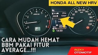 Setting Average Bahan Bakar Honda All New Hrv