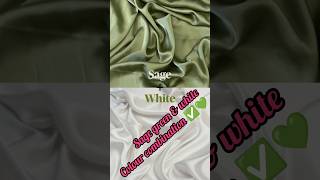 Elegant Sage Green & White Combination Ideas Outfits 💚//#outfit #fashion #ootd #shorts