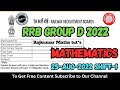 తెలుగులో వివరణ | RRB GROUP-D | PREVIOUS YEAR MATHS QUESTION PAPER EXPLANATION BY RAJ SIR |