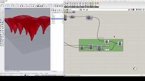 SuzW Grasshopper Offset Pull Curve to Surface Distribution on Lines