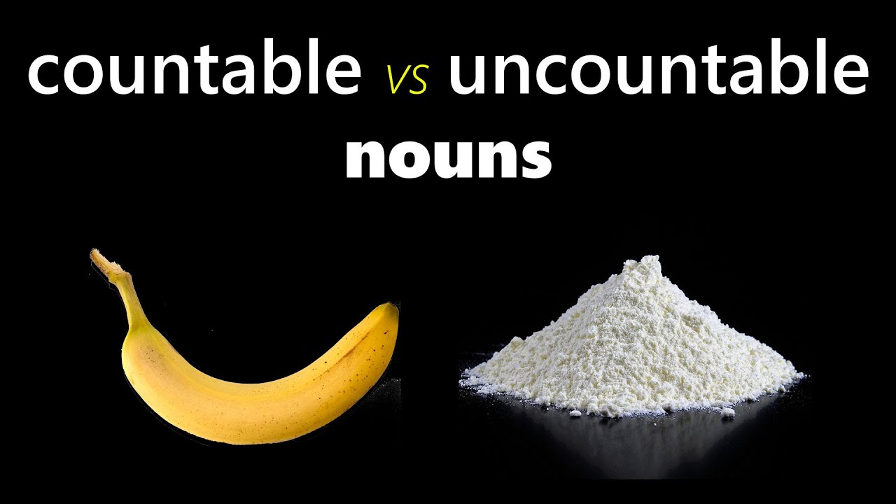 Countable nouns and uncountable nouns explained in SLOW EASY ENGLISH!
