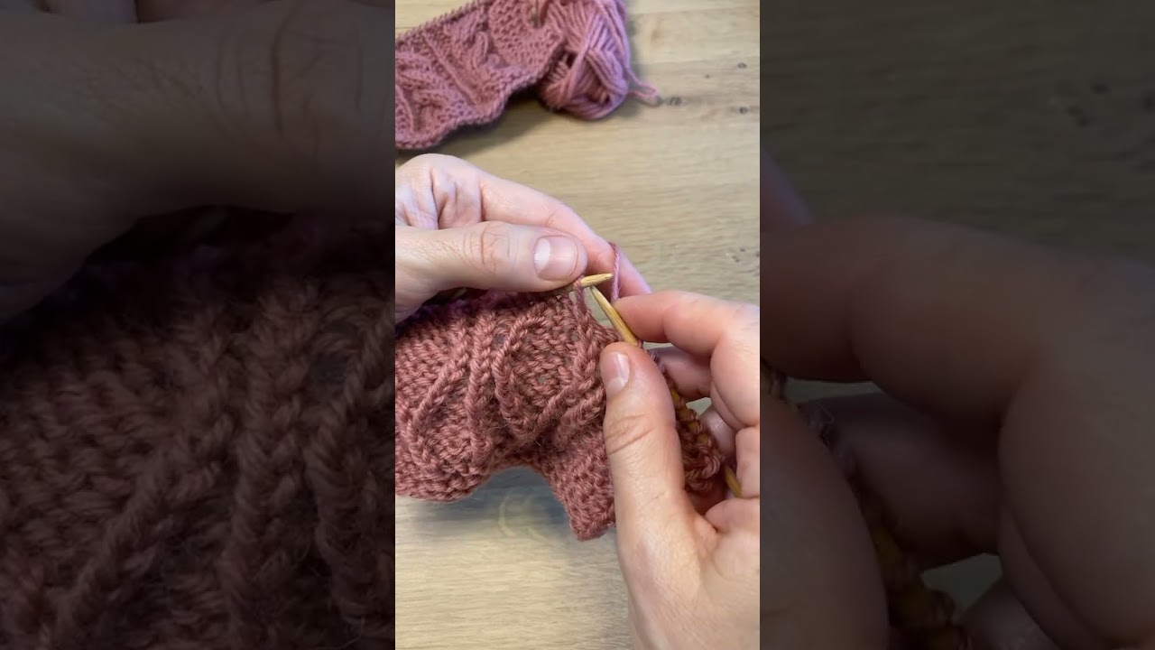 1/1 LPT [Left purl twist] #knitting #knittingtechniques - YouTube