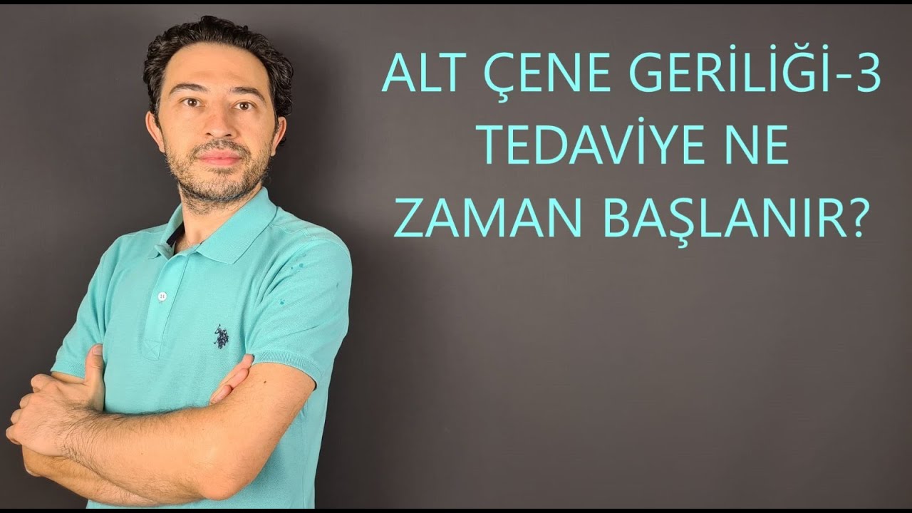 Alt çene geriliği 3. Bölüm