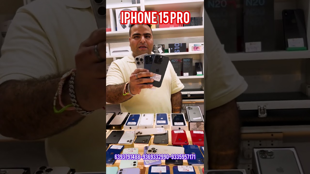 iPhone 15 Pro Second Hand New Condition Lucknow Market 