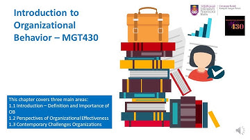 Chap 1 Introduction on Organizational Behavior