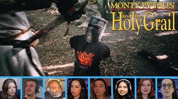 Reactors Reacting to "TIS BUT A SCRATCH" | Monty Python and the Holy Grail (1975)