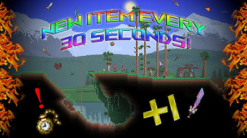 Terraria, But Every 30 Seconds a Random Item Spawns