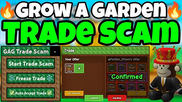 [NEW ⚡ 2025] Grow A Garden TRADE SCAM Script! Auto Accept + Freeze Trade ✨ Delta + Keyless 📜💥