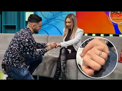 Cerere în căsătorie în direct: Radu a îngenunchiat în fața Adelinei: ”Vrei să fii soția mea?”