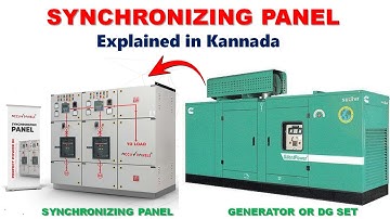 Synchronizing Panel for Generetor or DG Set in Kannada @sunelectrical
