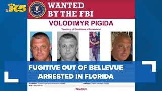 Wanted fugitive from Bellevue arrested in Florida