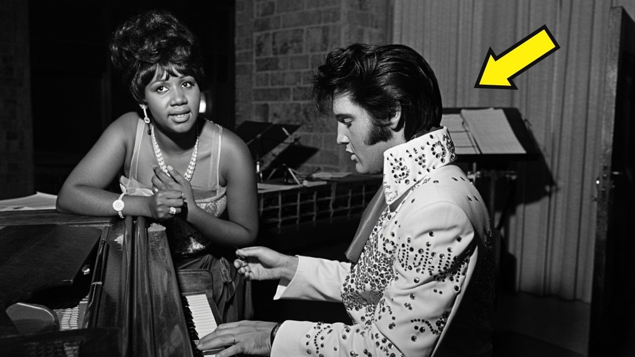 Aretha Franklin Watched Elvis Change the Song — Her Reaction Said Everything