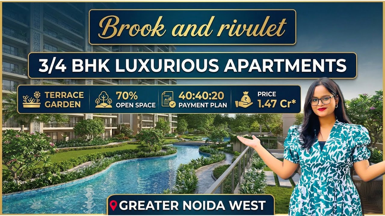 Fusion The Brook and Rivulet | Greater Noida West | 3BHK & 4BHK - YouTube