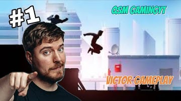 Vector - Gameplay Walkthrough Part 1 - Downtown Level 1 - 6(iOS, Android) #explore #mrbeastgaming