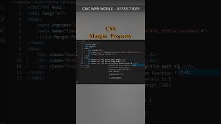 CSS - Margin Property  #frontendcourse #training #computer