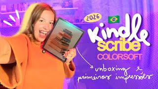 KINDLE SCRIBE COLORSOFT PURCHASED IN BRAZIL: JUNE 2026 | UNBOXING + FIRST IMPRESSIONS screenshot 5