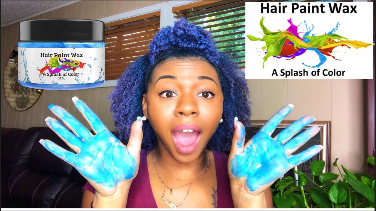 Blue Hair Wax - wide 5