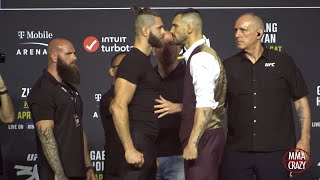 UFC 300: Pre Fight Press Conference FACE OFF Highlights