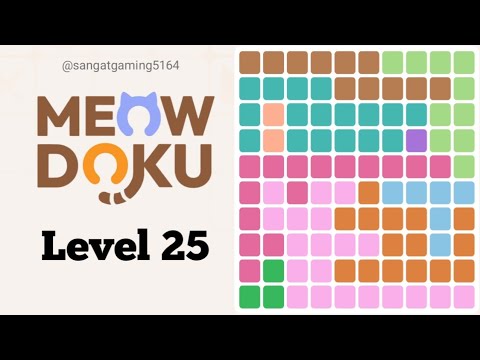 Meowdoku Level 25 tutorial thumbnail