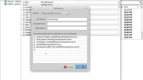Fix Error Email  - How to Create a Contact Group in Thunderbird Mail