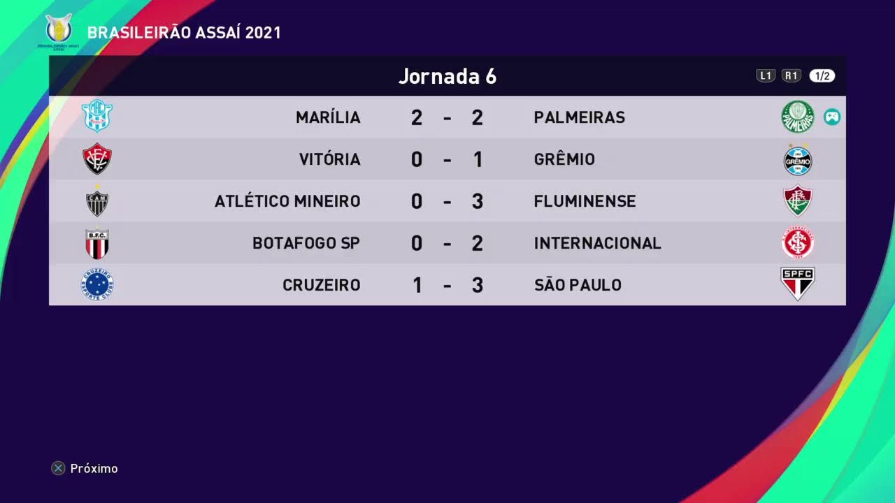 Campeonato Brasileiro T36 R6 Marília x Palmeiras
