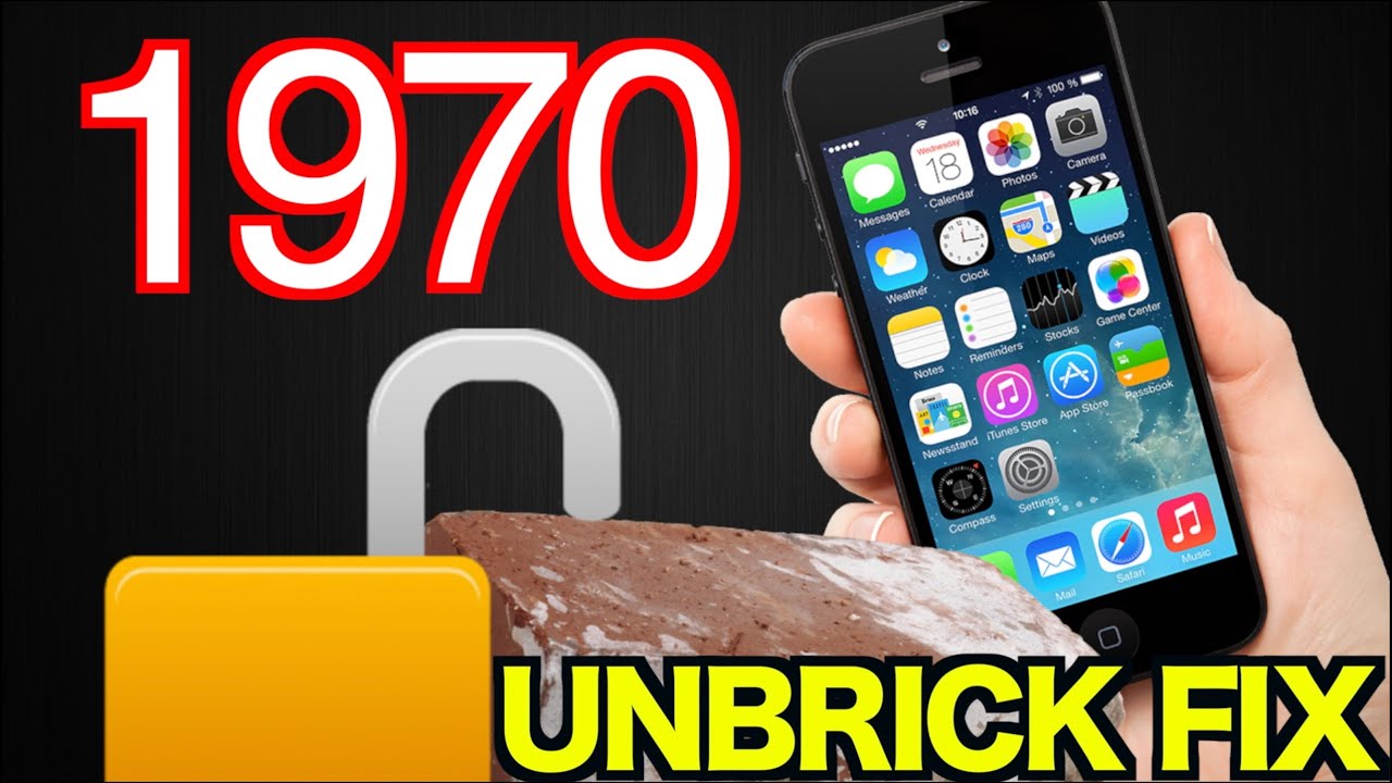 iPhone Bootloop - 1970 FIX! [Guide]