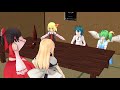 【東方MMD紙芝居】魔理沙達の飲み会