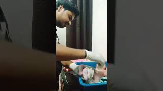 newborn baby injection #trending #baby #viral #cute