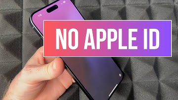 iPhone 16 Pro Max Set Up without Apple ID