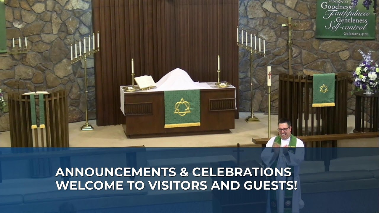 Tenth Sunday after Pentecost — August 2, 2026 1 YouTube player