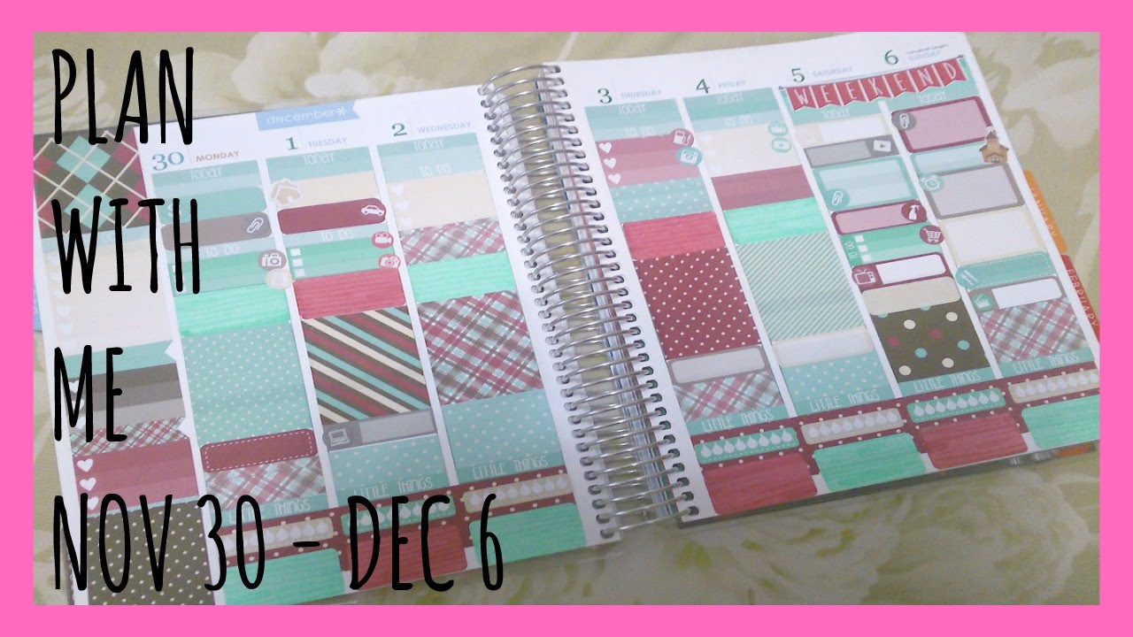 My First Plan With Me | Erin Condren Life Planner - YouTube