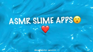 ASMR SLIME | FOUND THIS APP AND IT’S SOOO ODDLY SATISFYING😲