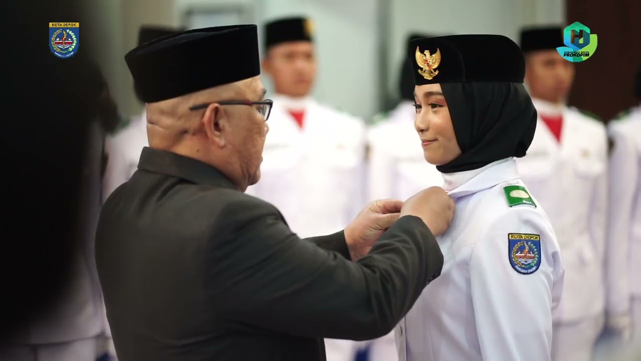 Pengukuhan Paskibraka Kota Depok