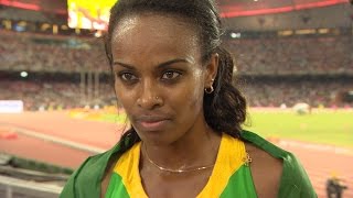 Genzebe Dibaba's 1500m Gold Medal Interview | IAAF World Athletics Championships Beijing 2015