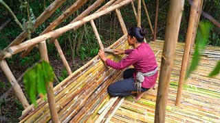 How to Build The Most Beautiful Bamboo House by Ancient Skills