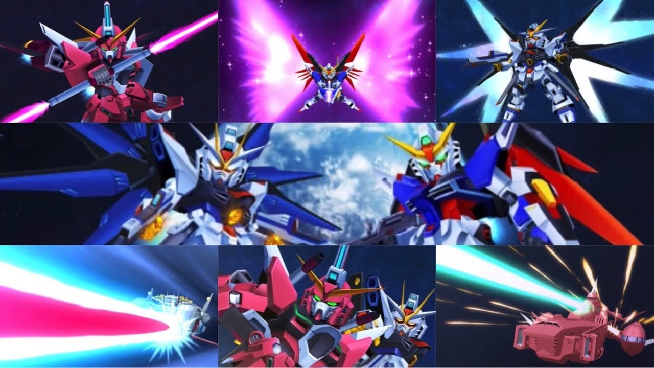 スーパーロボット大戦x W 機動戦士ガンダムseedシリーズw必殺演出集 Xwもあるよ ストライクフリーダム インフィニットジャスティス デスティニー アークエンジェル エターナル Youtube