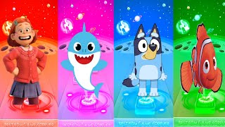 Turning Red🆚Baby Shark🆚Bluey🆚Finding Nemo🔥Who is best??