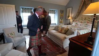 King Charles came to rest at the romantic Castle of Mey