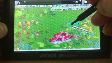 OpenTTD works fine on Android 1.6 Archos 5 Internet Tablet