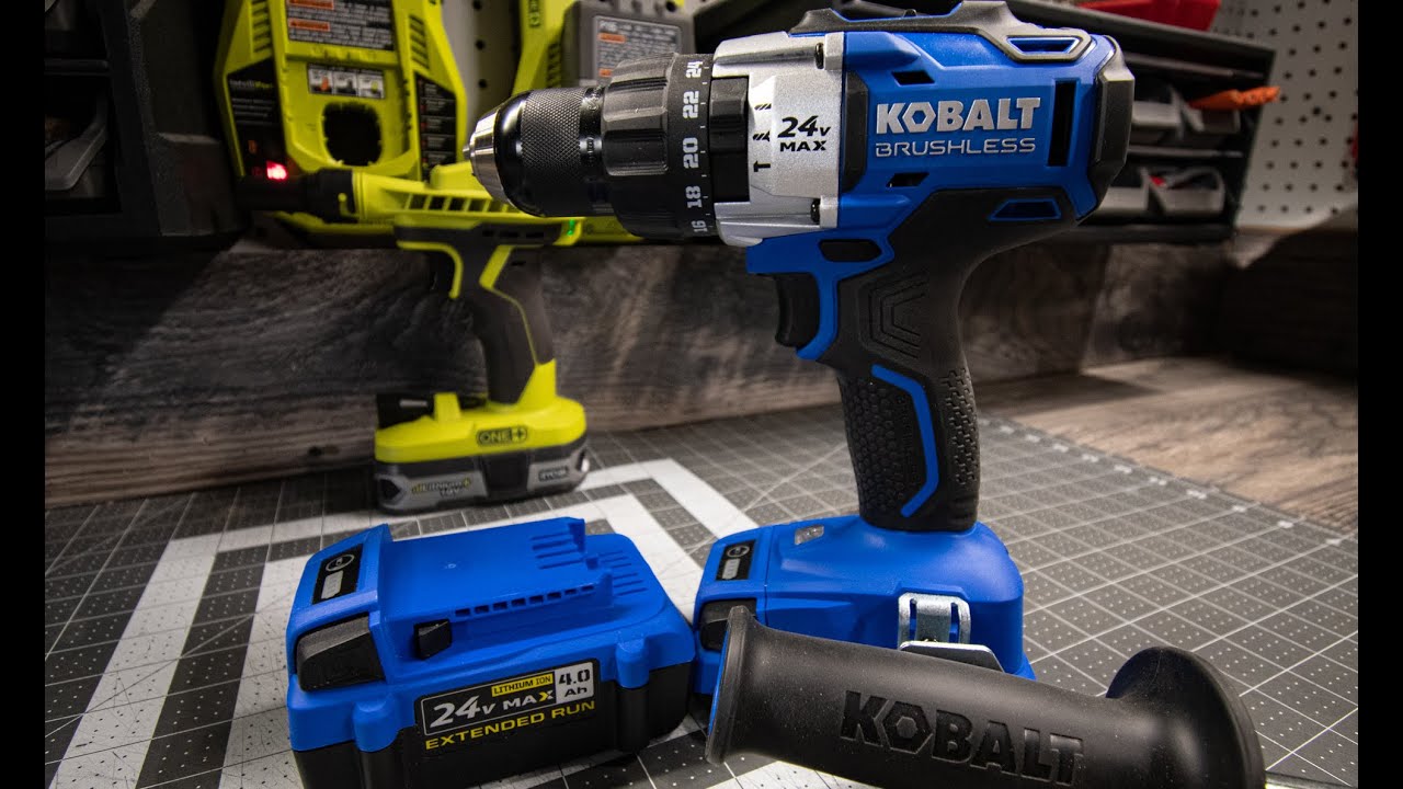 Kobalt Brushless Hammer Drill Unboxing/test YouTube
