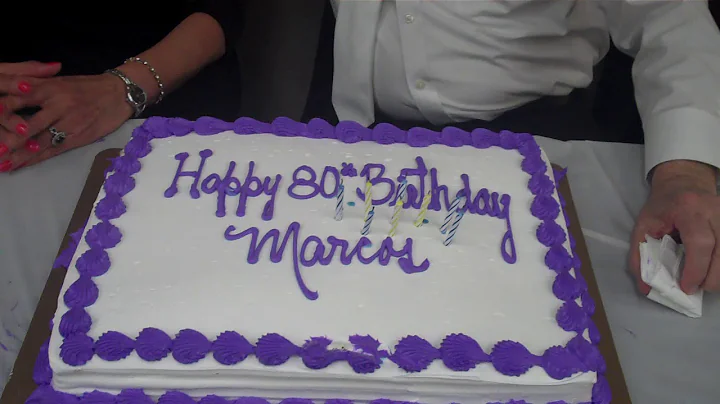 Marcos 80th birthday - video 2 - Armando R. Levinson