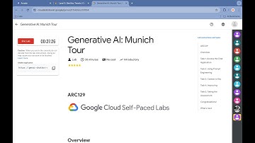 Generative AI: Munich Tour || #qwiklabs || #ARC129 ||  [With Explanation🗣️]
