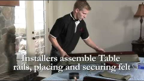 PoolTables.com Standard Installation