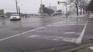 TTC Buses on routes 39 and 199