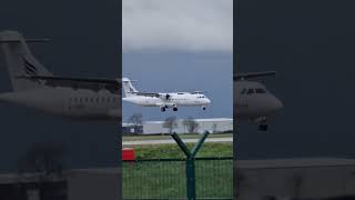 Cross wind landing Eastern ATR 72-600