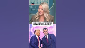Karoline Leavitt shares her last interaction with Charlie Kirk: "type of person that he was"