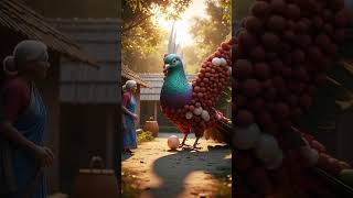 দাদিমার কবিতর যা করলো দেখুন😀#ai #grandmother#kitten